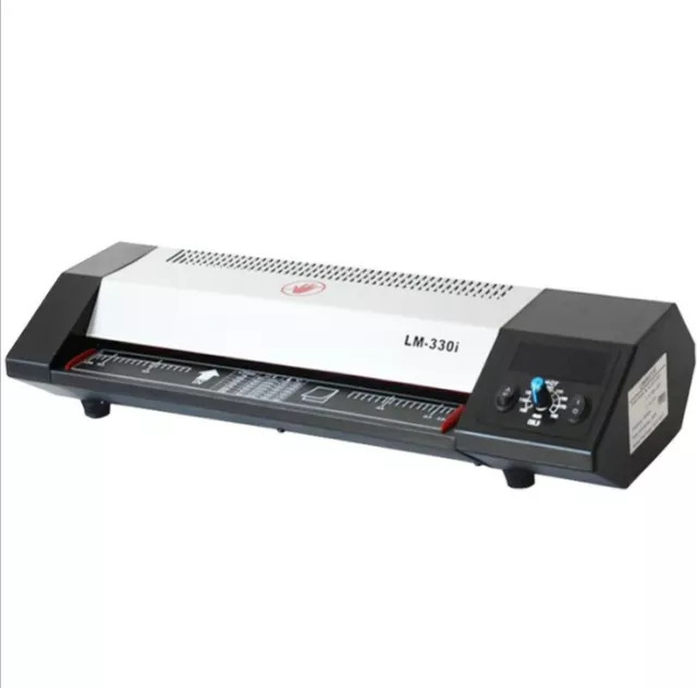 A3 A4 Hot &Cold Pouch Film Laminator 13" Steel Thermal Laminating Machine office