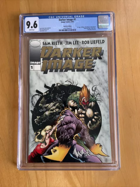 DARKER IMAGE #1 Gold Foil Variant (Maxx, Deathblow 1st app) CGC 9.6 NM+ 1993