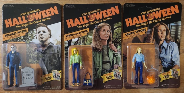 Fright Rags Halloween figures lot Michael Myers Laurie Strode Lynda