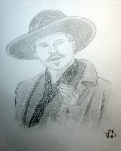 TOMBSTONE THE MOVIE/VAL Kilmer/Doc Holliday/Western Movies/Ok Corral