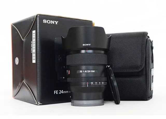 Sony FE 24mm f/1.4 GM Camera Lens - Black (SEL24F14GM) ( MINT )