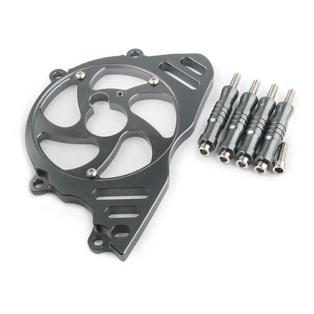 Front Sprocket Chain Guard Cover Engine Cap Titanium For Kawasaki Z1000 2010-17