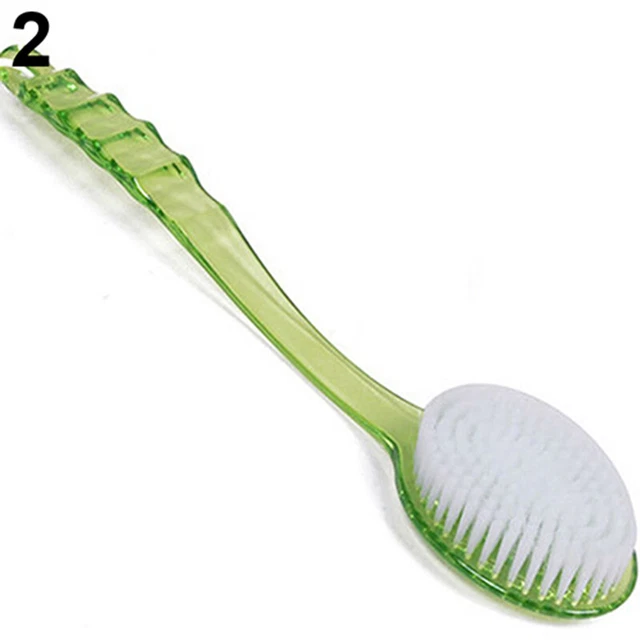Herramienta de limpieza de la piel masajeador masajeador masajeador de baño corporal de mango largo 15