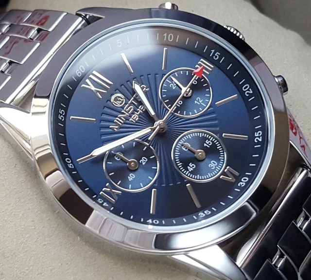 Voyager Orologio Uomo Cronografo Quarzo Miyota - Cassa Acciaio 316L, Vetro Zaffiro, Tachimetro, 10ATM - MIYEN MUNICH