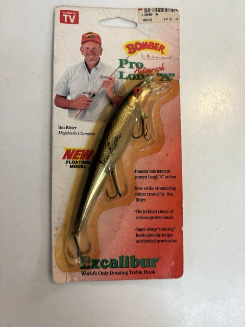 VINTAGE BOMBER / Excalibur Jim Bitter Long A Fishing Lure