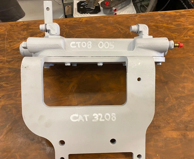 CAT 3208 Marine Diesel Engine Transmission Oil Housing Cooler pn# 7W1397