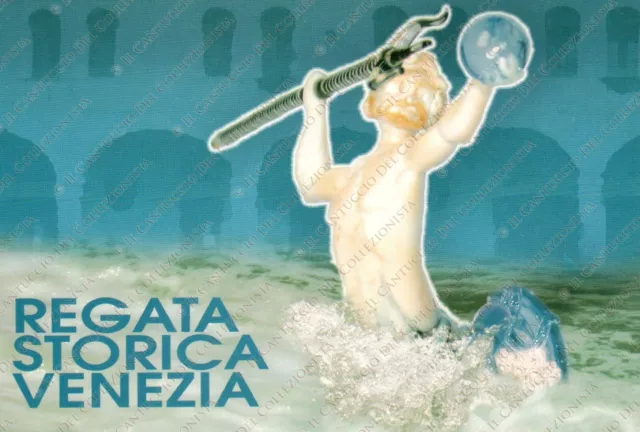 2005 VENEZIA Regata Storica Tritone Lucio Bubacco Cartolina commemorativa