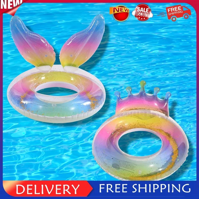 70cm/90cm Pool Float Circles Lightweight Swimming Ring Adults Water Sports Toys