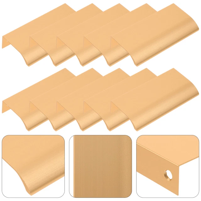 10 Pcs Door Handle Recessed Cabinet Grip Cabinet Handle Cabinet Knobs Wardrobe