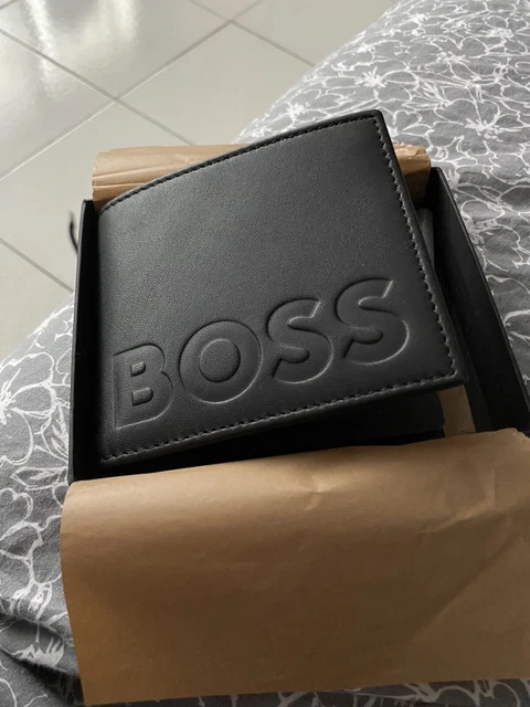 PORTAFOGLIO UOMO HUGO Boss Nuovo Bella Sua Scatola EUR 55,00