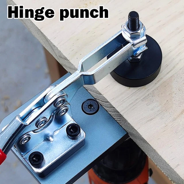35mm Professional Woodworking Hole Drilling Hinge Boring Guide Set Locator J2E0