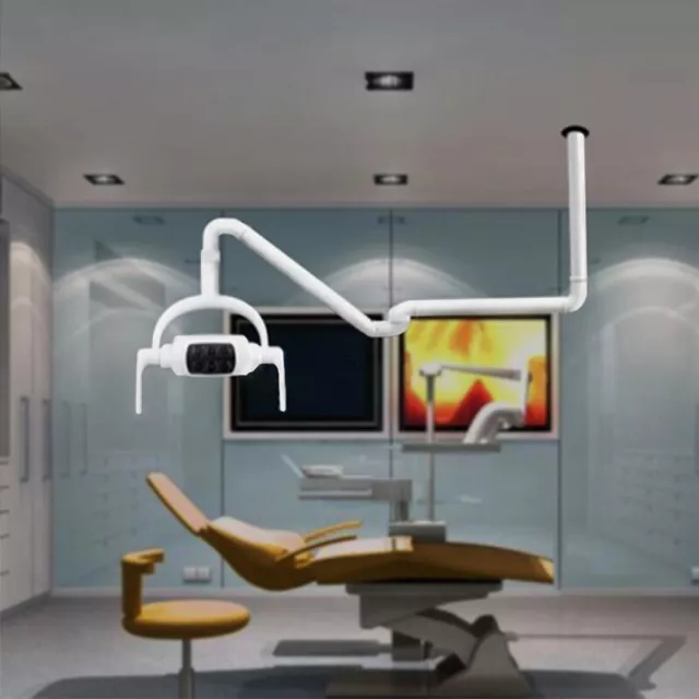 KWS Dental LED Oral Light Ceiling-mounted Surgical Operating Lamp 6 LED with Arm