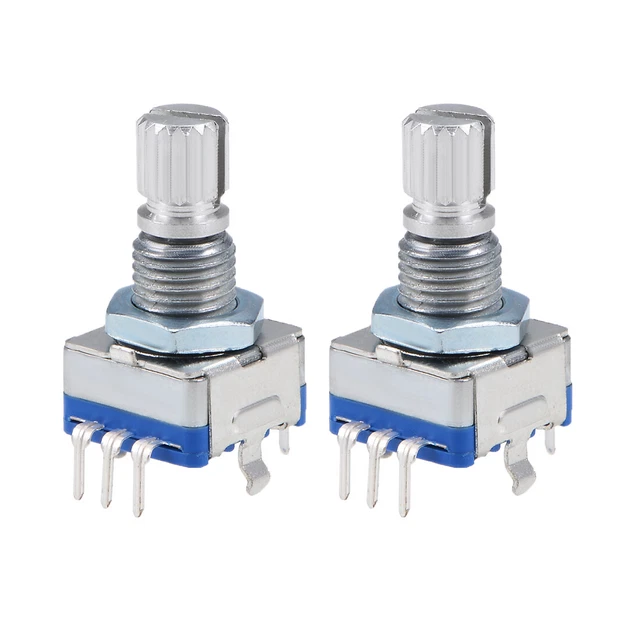 Codificadores Rotativos EC11 - Pack De 10, 360°, 5 Pines | Para Robótica, Controles Industriales Y Fotografía