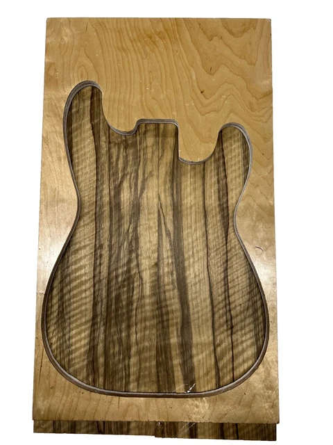 Guitarra Black Limba 2 piezas cuerpo pegado en blanco 21"" x 14"" x1-3/4"" #79