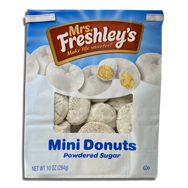 En Poudre Sucre Mini Donuts Par Madame Freshley's Empaqueté Tribeca Curations 10 2