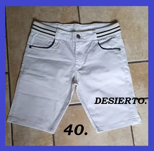 Beau bermuda jeans DESIERTO T: W30 voir un 40