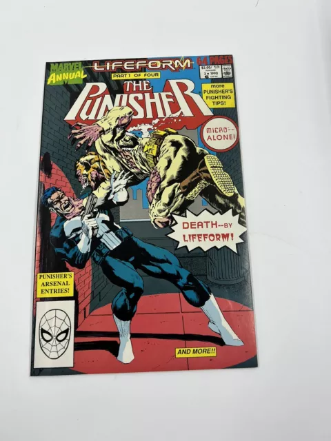 The Punisher Annual #3 (Jun 1990, Marvel) Lifeform part 1 of 4