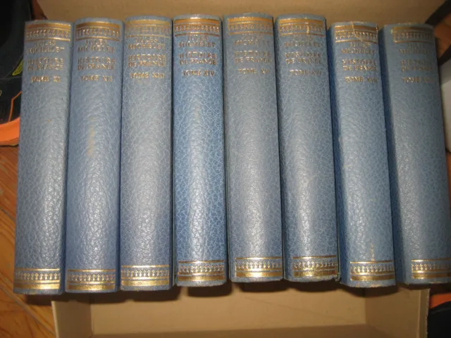 JULES MICHELET	HISTOIRE DE France 18 VOLUMES	FAMOT