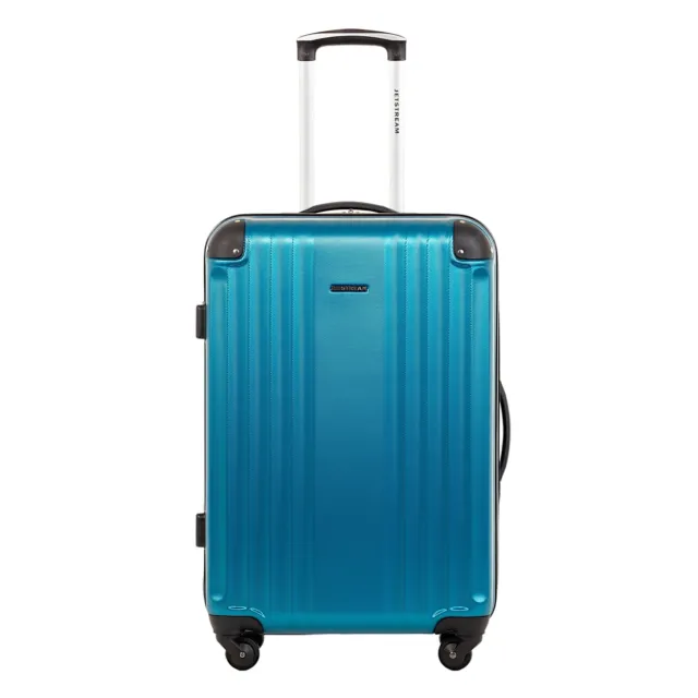 Jetstream 24-inch Hardside Rolling Spinner Checked Luggage, Teal