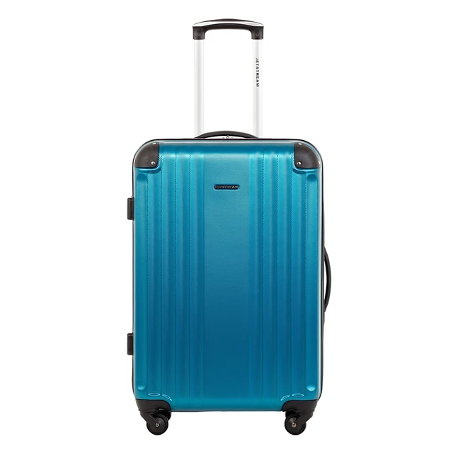 Jetstream 24-inch Hardside Rolling Spinner Checked Luggage, Teal
