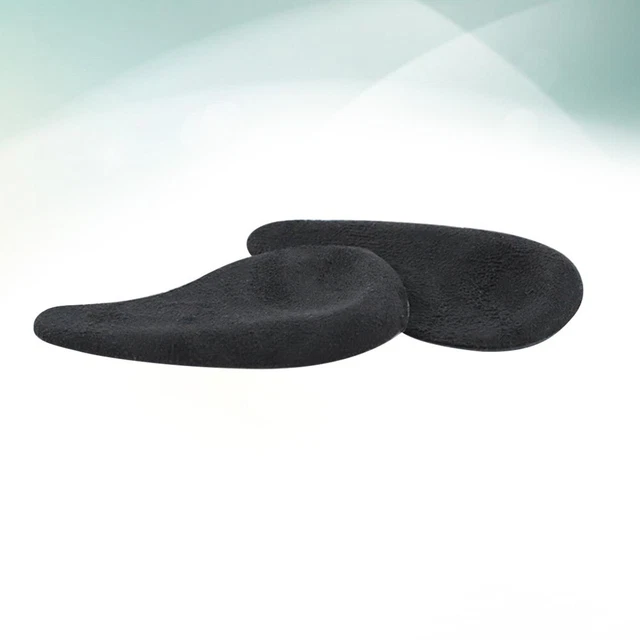 2 paia inserti gambe fiocco tacco laterale solette zeppe pratica protezione