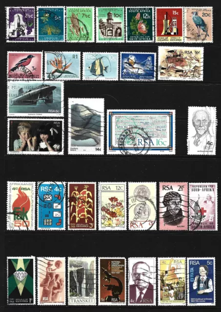 South Africa .. Collection of used stamps,includes issues before 1961 .. 12898