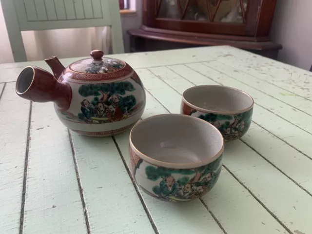 Japanese kutani porcelain tea set 1930