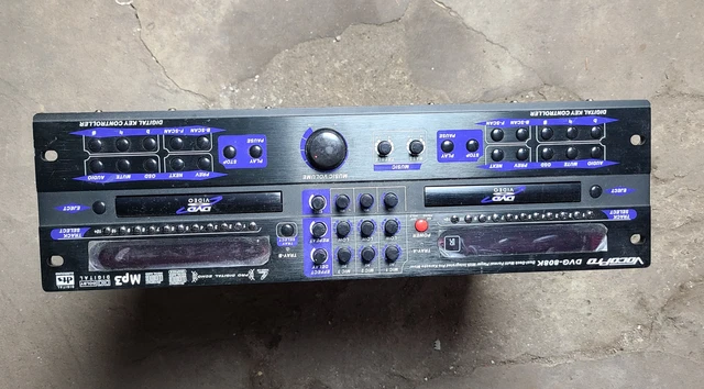 VocoPro DVG-808K Dual-DVD Deck with Integrated Karaoke Mixer