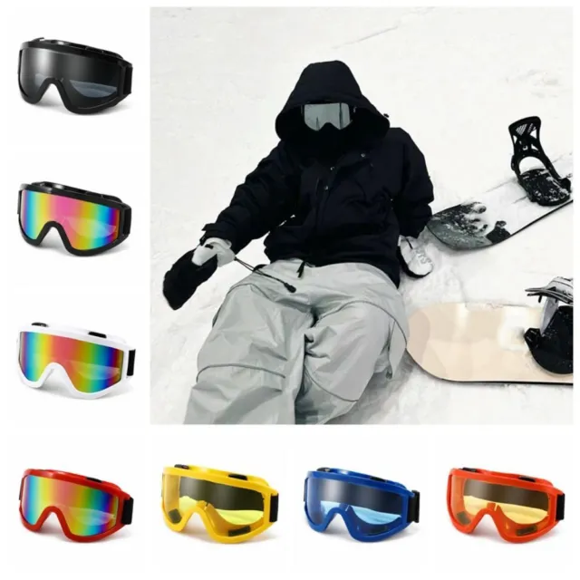 1PC Adult Cycling Glasses Anti-Fog Winter Snowboard Ski Goggles Wind Protection