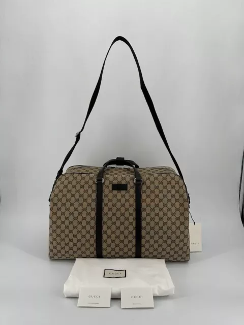 Gucci Duffle Bag in Canvas beige authentic new with original labels