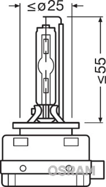 Lampada a incandescenza ams-OSRAM faro principale XENARC® NIGHT BREAKER® LASER 66140XNL D1S