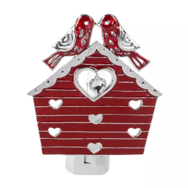 Ganz Midwest-CBK E3 Valentine Décor Birdhouse Night Light 5" H CB178980