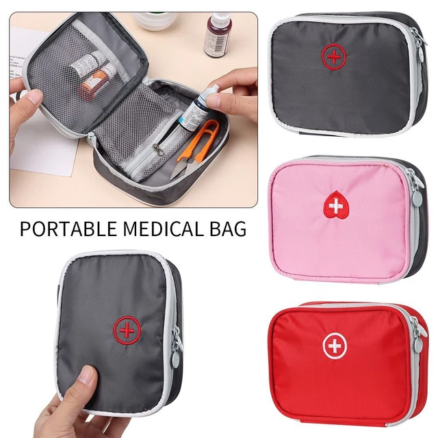 Kit Vide Trousse Premiers Secours 2 Pièces - Sac Médical Vide Imperméable - Maison, Voyage, Urgence (Vert) Trousse Secours Vide Oxford
