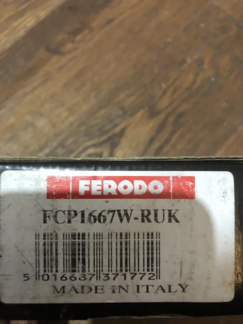 Ferodo Front DS1.11 Set Pastiglie Freno Compound - FCP1667W - Clio 197 200 VXR Abarth