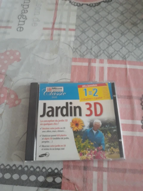 CD-Rom Votre Jardin 3D - Micro Application - Compatible Architecte 3D (PC)