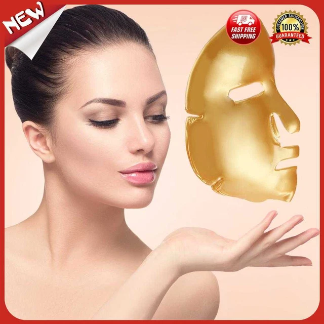 Hoja de colágeno de oro del Reino Unido 24K máscara facial hidratante antienvejecimiento cuidado facial de la piel