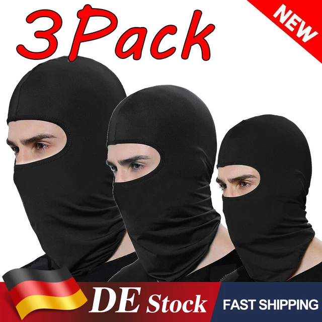 3 X Sturmhaube Gesichtsmaske Balaclava Face Mask Winddicht Warm Fahrrad Bike Ski