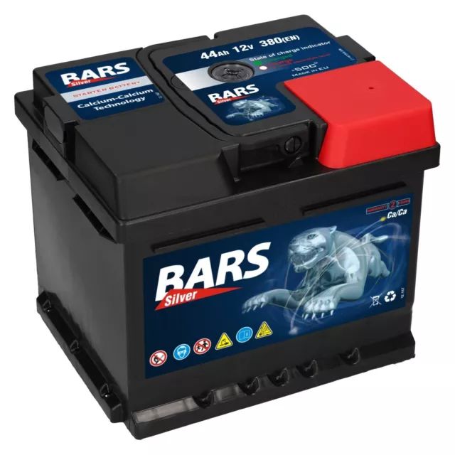 Autobatterie BARS 12V 44Ah Starterbatterie WARTUNGSFREI TOP ANGEBOT NEU