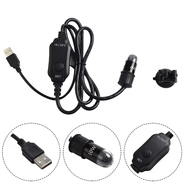 Kits de calefacción USB de alta calidad termostato sumergible 10W 2A accesorios