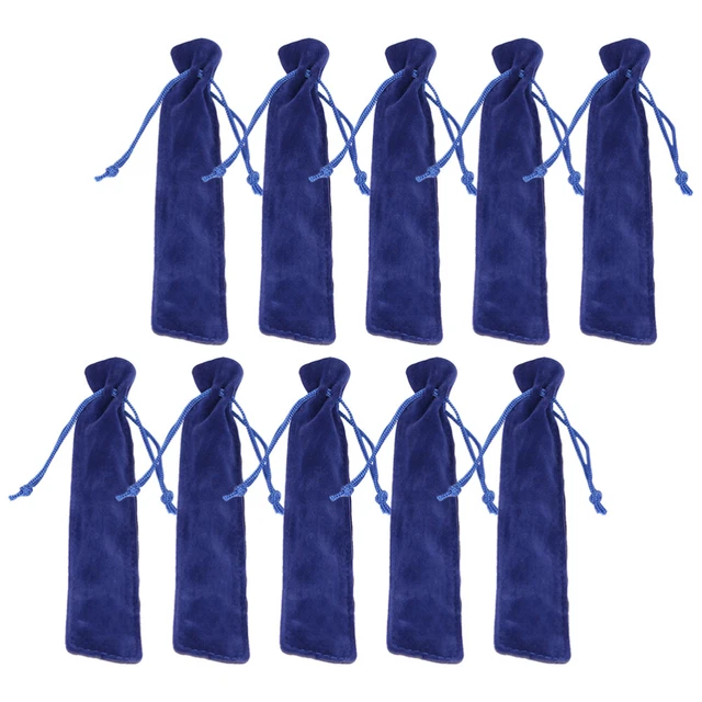 20pcs Sacs à cordon Sacs de stylo anti-rayures Sacs de stylo portables sacs de