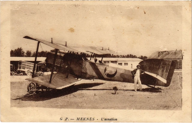 CPA AK Meknes Aviation MOROC (1318892)