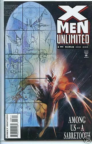 X-Men Xmen Unlimited #3 Marvel Comics December Dec 1993 (VFNM)