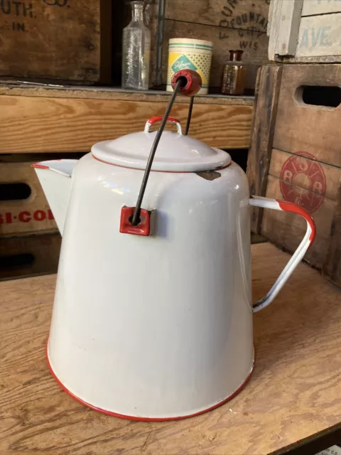https://www.picclickimg.com/3IkAAOSwXD5lQBYn/Vintage-Enamel-Ware-Coffee-Pot-Kettle-Antique-Cowboy.webp