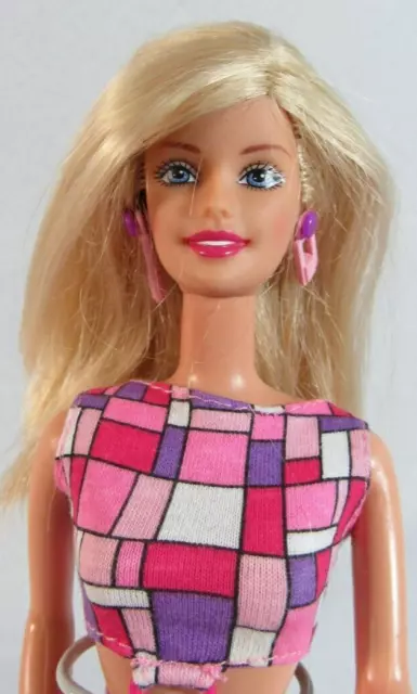 Vintage 2000 Barbie "Hip 2 Be Square" Blonde Doll In Original Outfit #28313