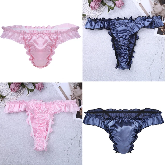 Herren Tanga Aus Satin - Bequeme Unterwäsche Im Modernen Design