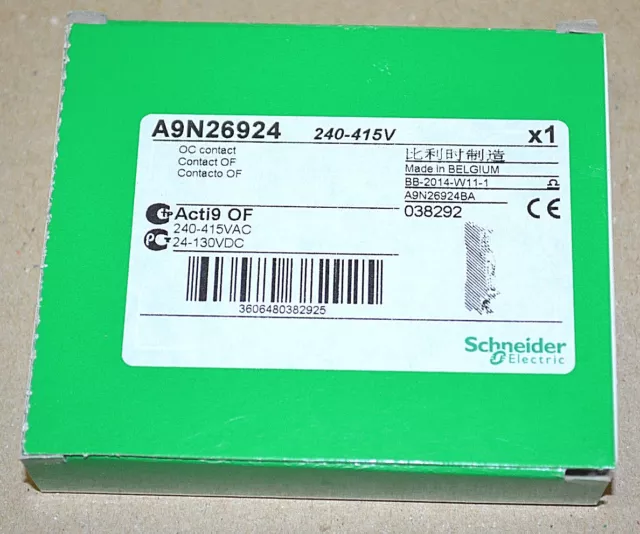 Schneider Electric A9N26924 Telemecanique Hilfsschalter 240-415V NEU NEW OVP