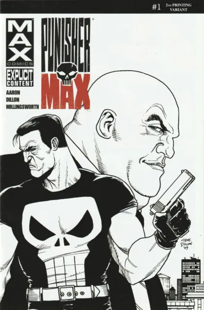 Punishermax #1 2Nd Print / Aaron / Dillon / Marvel Max 2010