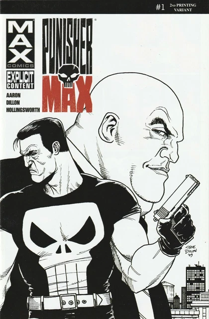 Punishermax #1 2Nd Print / Aaron / Dillon / Marvel Max 2010