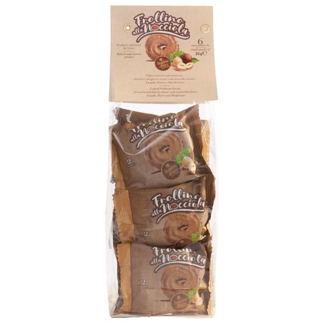 Sablés aux Noisettes - 100% Noisettes du Piémont - Biscuits fabriqués en...