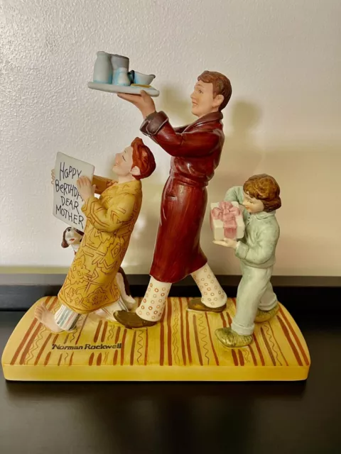 norman rockwell happy birthday dear mother 1979 , Figurine Excellent Condition